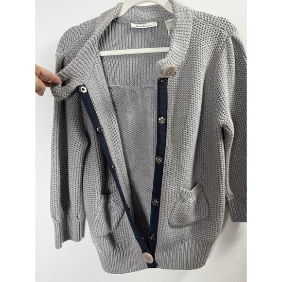 Laundry Merino Wool Chunky Knit Cardigan Preppy Coquette Classy Academia Twee M - Picture 7 of 8